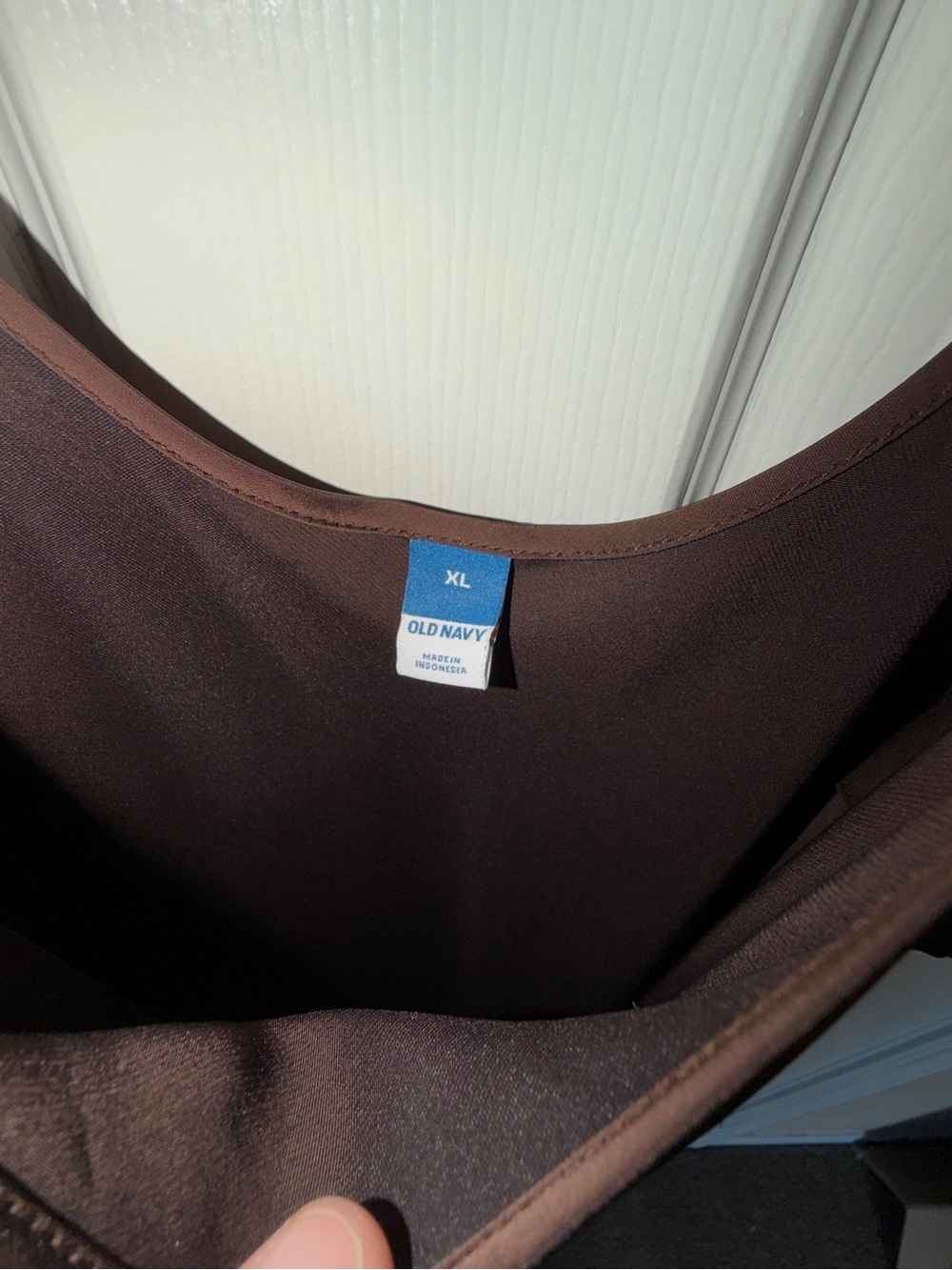 Old Navy Brown Sleeveless Midi Dress - Scoop Neck - Picture 2 of 3